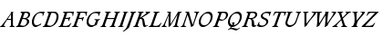 Download CaxtonEF BookItalic Font Uppercase Preview