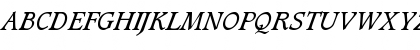 Download Caxton Std Book Italic Font Uppercase Preview