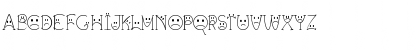 Download BringInTheFrowns Regular Font Uppercase Preview