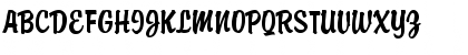 Download Briquet_TR Regular Font Uppercase Preview