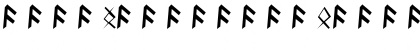 Download Britannian Runes Regular Font Uppercase Preview