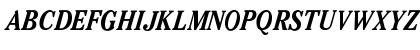 Download Cheltenham CondBoldItalic Font Uppercase Preview