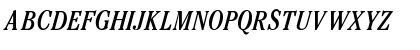 Download Cheltenham CondBookItalic Font Uppercase Preview