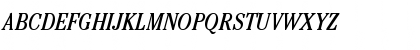 Download CheltenhamEF-BookCondensIta Regular Font Uppercase Preview