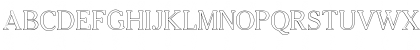 Download Cheltenham Outline Font Uppercase Preview