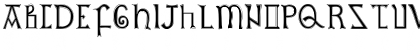 Download British Outline Majuscules Regular Font Uppercase Preview