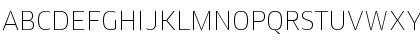 Download ClanPro-Thin Regular Font Uppercase Preview