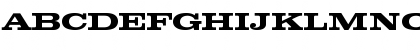 Download ClarendonEF BoldExpanded Font Uppercase Preview