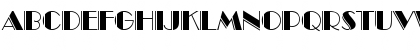Download BroadwayDeko Regular Font Uppercase Preview