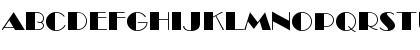 Download BroadwayExt-Normal Regular Font Uppercase Preview