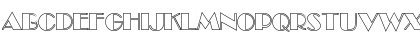 Download BroadwayOutP Regular Font Uppercase Preview
