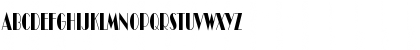 Download Broadway Becker Compress Regular Font Uppercase Preview