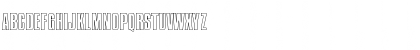 Download CompactaEF RegularOutline Font Uppercase Preview
