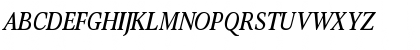 Download Concorde Nova Italic with Oldstyle Figures Font Uppercase Preview