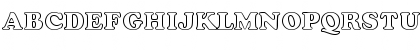 Download Bitstream Cooper Black Outline Font Uppercase Preview