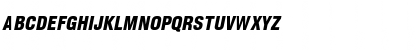 Download CorpusGothicOblique Regular Font Uppercase Preview