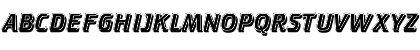 Download CricketInlineShadowC Regular Font Uppercase Preview