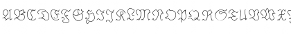 Download BrokenHandLight Regular Font Uppercase Preview
