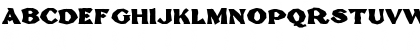 Download BrokenLinoCut Regular Font Uppercase Preview