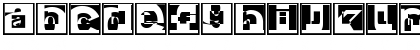 Download BrokenSansCaps Regular Font Uppercase Preview