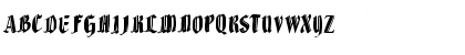 Download BrokenWoodtypes Regular Font Uppercase Preview