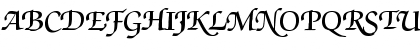 Download ZapfChancerySwashBQ-Demi Medium Font Uppercase Preview