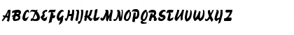 Download BrookscriptNarrow Regular Font Uppercase Preview