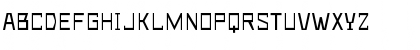 Download DeadMetroC Regular Font Uppercase Preview