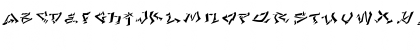 Download LHF Def Writer | CONVEX Regular Font Uppercase Preview