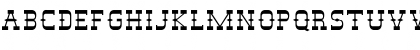 Download DesperadoFLF Regular Font Uppercase Preview
