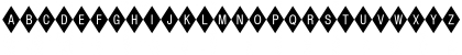 Download Diamond Negative Std Regular Font Uppercase Preview