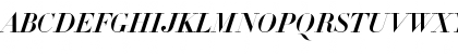 Download Didot HTF-B64-Bold-Ital Font Uppercase Preview
