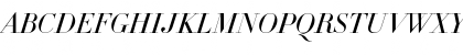 Download Didot-HTF-L24-Light-Ital Regular Font Uppercase Preview