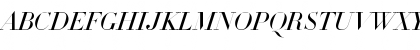 Download Didot HTF-L64-Light-Ital Font Uppercase Preview