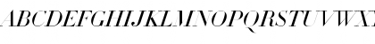 Download Didot HTF-L96-Light-Ital Font Uppercase Preview