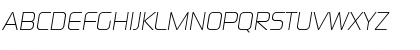 Download Digital-LightIta Regular Font Uppercase Preview