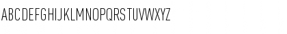 Download DINCond-Light Regular Font Uppercase Preview