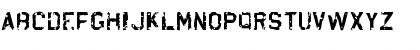 Download Brrb Rloadt. Regular Font Uppercase Preview