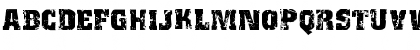 Download Distress Regular Font Uppercase Preview
