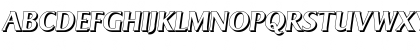 Download BruceBeckerShadow BoldItalic Font Uppercase Preview