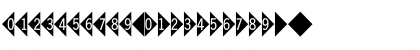 Download DoubleDigits Diamond Font Uppercase Preview