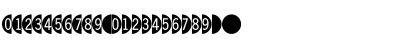 Download DoubleDigits Round Font Uppercase Preview