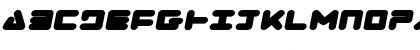 Download Zealot Expanded Italic Expanded Italic Font Uppercase Preview