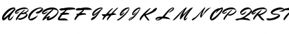 Download Brush Regular Font Uppercase Preview