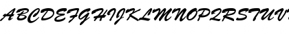 Download BrushScript LT Regular Font Uppercase Preview