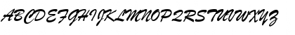 Download Brush Script MT Regular Font Uppercase Preview