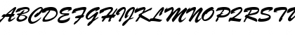 Download Brush Script Regular Font Uppercase Preview