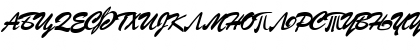 Download Brush ScriptD&DCirilica Italic Font Uppercase Preview