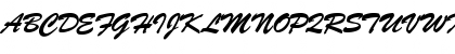 Download BrushMN Regular Font Uppercase Preview