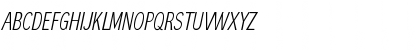 Download DynaGrotesk LC Italic Font Uppercase Preview